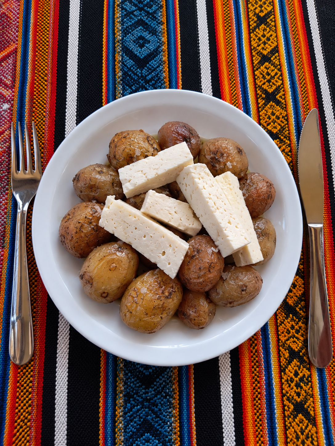 Papines con queso de cabra